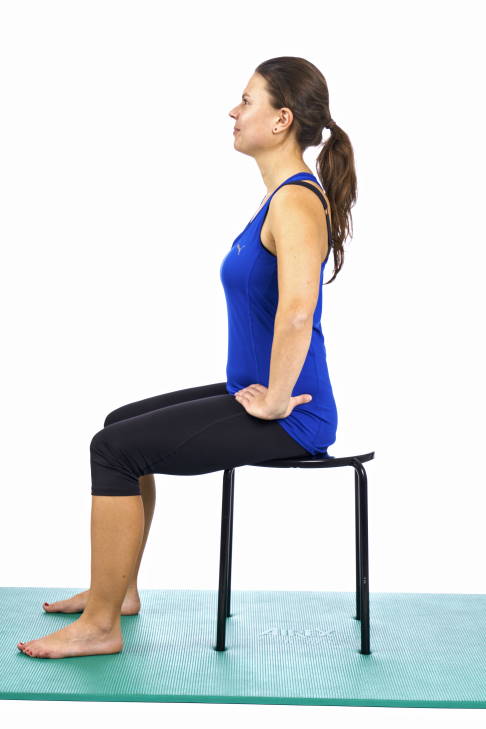 So sitzen Sie richtig. © Gelenk-Klinik aufrechte Sitzposition