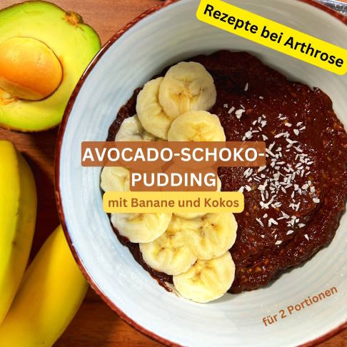 Schnell gemacht und ein gesunder Snack für Zwischendurch: Avocado-Schoko-Pudding. © Gelenk-Klinik Avocado-Schoko-Pudding Rezept