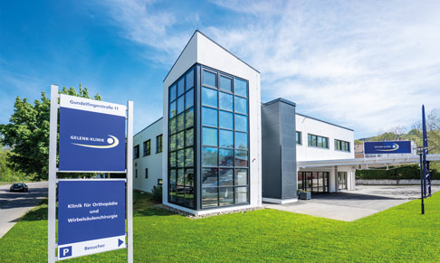 Orthopädische Fachklinik für Knie, Fuß, Sprunggelenk, Hüfte, Wirbelsäule, Ellenbogen und Schulter