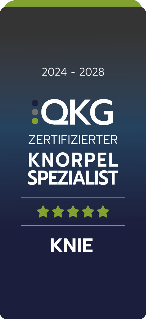 Zertifizierung als Knorpelspezialist Zertifikat Knorpelspezialist